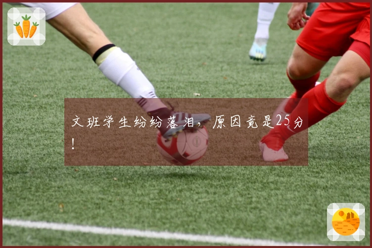 文班学生纷纷落泪，原因竟是25分！